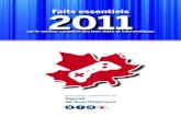 Faits essentiels 2011theesa.ca/wp-content/uploads/2015/08/Essential-Facts...Qualité de vie et abordabilité des villes canadiennes Les frais d’exploitation dans les principales