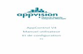 AppControl V4 Manuel utilisateur Et de configuration · AppVision est une marque déposée par la société PRYSM™. Windows est une marque déposée de Microsoft Corporation™.