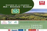 SYNTHÈSE DE LA STRATÉGIE A - ENERGIE - CLIMAT...Synthèse de la Stratégie Air- Energie-Climat des communauté de communes du Comminges Plan Climat Air Energie Territorial 2019 -