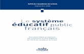 Le système éducatif public français - Boulgour 2007/11/01  · Jusqu’au milieu du XXe siècle, le système éducatif français est organisé en deux réseaux: le réseau primaire