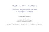 UCBL { L1 PCSI { UE Math 2 Fonctions de plusieures ...math.univ-lyon1.fr/homes-www/frabetti/Math2/Math2-diapo-chapitre1... · 2. Applications lin eaires et matrices (produit, d et