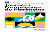 Arts et Divertissementsesaavignon.eu/wp-content/uploads/2019/09/Journées... · Mondial de l’Unesco: le Palais des Papes et le Pont d’Avignon, mais aussi la place du palais avec