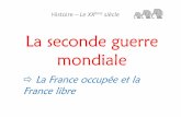 La seconde guerre mondiale - La France occupée et la ...€¦Voici un extrait de discours de Pierre Laval, en juin 1942. «De cette guerre surgira inévitablement une nouvelle Europe.