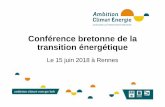 Conférence bretonne de la transition énergétique...Identifier les perspectives de valorisations locales pour chaque sous-produit (CH4, GNV, CO2, digestat) Privilégier des voies