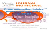 JOURNAL MUNICIPAL - Ville de Portneufvilledeportneuf.com/wp-content/uploads/2014/05/201803... · 2018-04-19 · • Recommandation concernant la demande de Construction et Pavage