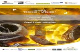 PROGRAMME TECHNO - ATELIER 1 · PDF file 2020-05-15 · PROGRAMME TECHNO - ATELIER 1 Centre Ardennais de Recherche Archéologique (CARA) L’expérimentation en archéologie Charleville-Mézières