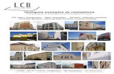 Quelques exemples de réalisations · Quelques exemples de réalisations Des dizaines de km de bandeaux & corniches posés en France ITE, béton, maçonnerie / Neuf, rénovation