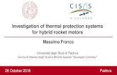 Investigation of thermal protection systems for hybrid ... MASSIMO FRANCO -INVESTIGATION OF THERMAL