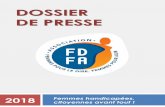 DOSSIER DE PRESSE 2012 - FDFAfdfa.fr/wp-content/uploads/2018/04/DOSSIER-DE-PRESSE-2018.pdf · Du Corps imaginaire à la singularité du corps : le féminin en question (2015) –