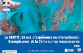 Le SERTIT, 25 ans d’expérience en international Exemple ...cnig.gouv.fr/wp-content/uploads/2017/06/CNIG... · Une dynamique dans un cadre transfrontalier pour développer produits