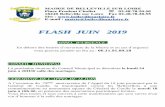 FLASH JUIN 2019 - Centre aquatique de bellevillesurloire · 2020-04-13 · FLASH JUIN 2019 APPEL D’URGENCE: En dehors des heures d’ouverture de la Mairie et en cas d’urgence