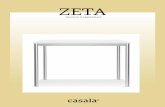 ZETA · être fabriquée dans une version empi-lable jusqu’à 8 pièces. En outre, les pieds peuvent être équipés, en option, de 2 ou 4 roulettes permettant de déplacer Zeta