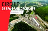 DE SPA-FRANCORCHAMPS · Avec son architecture hexagonale, la Tour Endurance vous offre une vue panoramique exclusive sur le circuit et vous place au cœur de l’action durant les