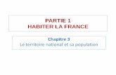 PARTIE 1 HABITER LA FRANCE - TroisiemeLFC · 2015-11-17 · • Depuis les années 1970 et la crise économique, le nombre d’immigrés arrivant sur le sol français s’est stabilisé