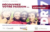 Université d’Ottawa University of Ottawa Découvrez votre passion … · 2017-03-28 · Cet atelier vous permettra d’explorer les repères culturels d’une manière amusante.