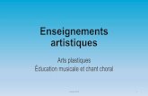 Enseignements artistiques - Académie de Lyon · 2016-05-01 · Les quatre principes fondamentaux en APL • La place centrale de la pratique, • L’interaction entre la pratique