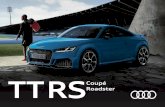 TT RS Coupé Roadster · Système Start-Stop Extensions de garantie Extension de garantie, 1 an ou max. 90.000km. 7 Peintures pour Audi TT RS unies métalisées nacrées Bleu Turbo