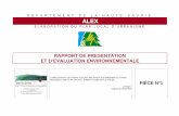 Accueil Mairie d'Alex - Haute-Savoie … · 5ème PARTIE : INDICATEURS DE SUIVI (environnement, espaces, ... tourisme/loisirs, services. Sur ce point permettre l'extension de la ZAE