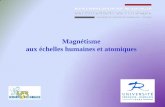 Magnétisme aux échelles humaines et atomiques · Michael Faraday La révolution électromagnétique . Première série d’expériences: Manipuler et créer un champ magnétique.