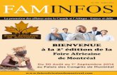 FAMINFOS - Foire Africaine de Montréalfoireafricainedemontreal.com/wp-content/uploads/... · aux nomin s des Emmys Awards. Il faut comprendre que seulement 30 entre-prises dans le