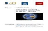 Changement climatique - Centre national de la recherche ... · Conférence de presse Changement climatique : les résultats des nouvelles ... l’Accord de Paris (les contributions