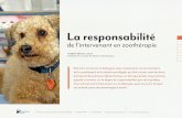 La responsabilitézootherapiequebec.ca/wp-content/uploads/2012/11/La-responsabilit… · un chien dangereux était responsable à 33°/o des dommages causés à une ... à prévenir