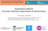 Clostridium difficile - Infectiologie · toxines de C. difficile et d’une souche toxinogène dans les selles, en l’absence d’autre cause - ou la présence d’une colite pseudomembrane