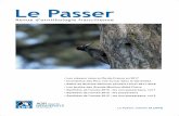 Le Passer · 2020-03-04 · Le Passer, vol. 52 (2019) 68 Balbuzard pêcheur Pandion haliaetus En 2015, le premier Balbuzard pêcheur de retour d’Afrique est signalé le 23 mars