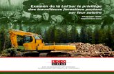 Examen de la Loi sur le privilège des travailleurs forestiers portant … · 2017-03-03 · Membres du Conseil communautaire Jamie Baxter, stagiaire à la Cour fédérale et chercheur
