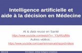 Intelligence artificielle et aide à la décision en Médecine · Différents niveaux d’intelligence artificielle Niveau 1 : exécuter Répertoire de règles déjà disponibles