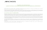 Couleur et autonomie pour les deux nouvelles ... - archos.comTrès accessible, l’ARCHOS 40 Powe sea p oposé au mois de mai 2016 au prix de 49,99€ TTC. L’ARCHOS 50 Power quant