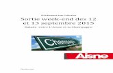 Sortie week-end des 12 et 13 septembre 2015hainaut-auto-collection.e-monsite.com/medias/files/... · Sortie week-end des 12 et 13 septembre 2015 Balade entre L’Aisne et la Champagne