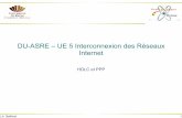 DU-ASRE – UE 5 Interconnexion des Réseaux Internet · 2014-06-13 · Encapsulation HDLC En 1979, ISO a défini HDLC comme un standard de la couche liaison de données ... point-à-point