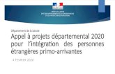 PRÉFET DE LA SAVOIE DIRECTION DEPARTEMENTALE DE LA ... · 7 7 Contexte général et actualité (suite) • Comité interministériel à l’intégration (C2I) et de la stratégie