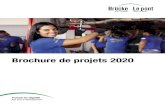 Brochure de projets 2020 - bruecke-lepont.ch · Au Togo, l’huile de palme traditionnelle est beaucoup utilisée en cuisine. Riche en pré-cieuses substances nutritives, elle est