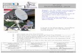 N°252 NOVEMBRE 2018 - revue "HYPER · 2020-02-14 · Le transpondeur pour essais DATV (WB) La bande passante de 8 MHz devrait permettre la transmission simultanée de plusieurs signaux