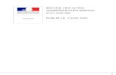 RECUEIL DES ACTES ADMINISTRATIFS SPÉCIAL …...candidats du second tour des élections municipales et communautaires du 28 juin 2020 dans le département de la Mayenne (21 pages)