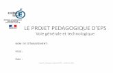 LE PROJET PEDAGOGIQUE D’EPSeps.ac-dijon.fr/IMG/pdf/2._cadre_p.eps_2019_2020_lycee... · 2019-09-19 · Attendus de fin de lycée 12 3 S’engager pour gagner une rencontre en faisant