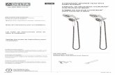 104192 HYDRORAIN SHOWER HEAD WITH HAND SHOWER Rev B.pdf · PDF file wrench or pliers. Use care not to unscrew the shower arm; hold the shower arm secure. Note: If your shower arm