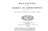 BULLETIN - parlement.vs.ch · 1er séance, du 21 mai 1801. Présidence de M. ATMON. Le 21 mai 1861, ensuite de lettres de convoca tion de par le Conseil d'Etat, le Grand-Conseil s'est