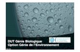 DUT Génie Biologique Option Génie de l’Environnement · 2014-04-14 · Etre étudiant à Digne-les-Bains. Génie de l’environnement • 2 ans • Pluridisciplinaire • Diplôme