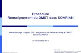 Procédure Renseignement du DMST dans SOARIAN · Procédure DMST ID v1.4 JMO RVE 25112013 Procédure Renseignement du DMST dans SOARIAN 25 novembre 2013 Version 1.4 Julie Morex –