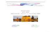 Programme JET 2018 Marrakech · 2018-04-25 · 10ième journées détudes techniques 2, 3 et 4 Mai 2018 Marrakech - Maroc 6 ORGANISATEURS La 10ième édition des Journées dEtudes
