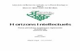 Horizons Intellectuels - univ sba · 2016-01-31 · Conditions de publication Indications générales 1. — Horizons intellectuels publie des articles originaux sur les recherches