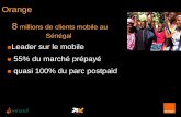 Projet Cash Voucher - ITU · 2015-02-02 · moyen de paiement disponible 7/7 j, 24h/24, transactions sécurisées, disponible partout au Sénégal, même en roaming alternative au