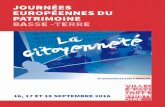 JOURNÉES EUROPÉENNES DU PATRIMOINE BASSE -TERRE · 2019-12-12 · JOURNÉES EUROPÉENNES DU PATRIMOINE BASSE -TERRE 16, 17 ET 18 SEPTEMBRE 2016 en partenariat avec l’ONACVG. C