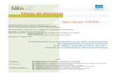 Thèse de Doctorat · 2018-02-06 · Thèse de Doctorat Van Quan TRAN Mémoire présenté en vue de l’obtention du grade de Docteur de l’École Centrale de Nantes sous le label