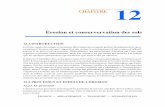 CH 12 14 - Université Laval · CHAPITRE 12 Érosion et conservervation des sols 12.1 INTRODUCTION Lafonterapidedesneigesetlespluiesdiluviennesprovoquentparfoisdesphénomènesspec-