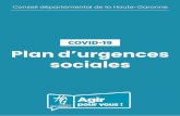 COVID-19 Plan d’urgences sociales€¦ · u Animations jeune public et tous publics proposées sur les réseaux sociaux Accompagnement quotidien des élus locaux u Agence Haute-Garonne