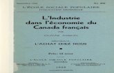 L'Industrie dans l'économi du e Canada françaiscollections.banq.qc.ca/bitstream/52327/2274250/1/234454.pdf · Administration : L'ACTION PAROISSIALE . 4260, RU E D BORDEAUX . 1938
